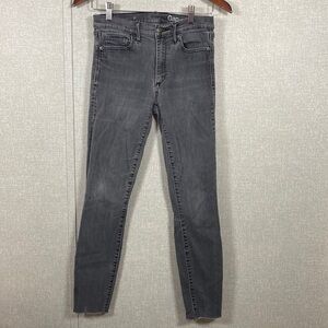 GAP 1969 Wash Black Skinny Ankle Jeans